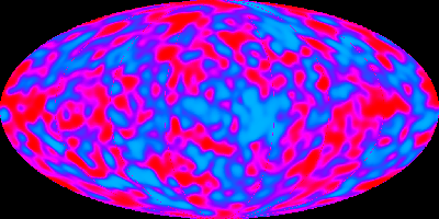 Mapa de la radiaci� de fons presa pel sat�l�lit Cobe